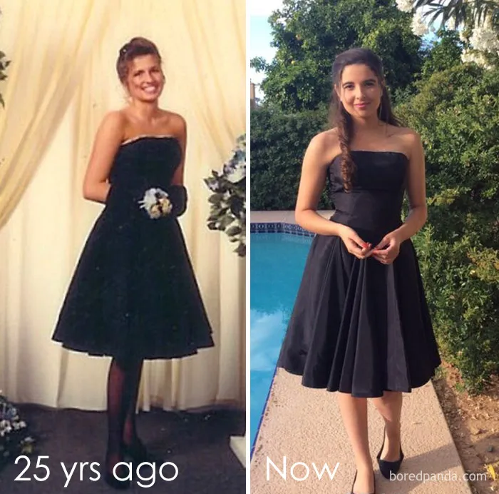 Con el vestido de mi madre 25 años después