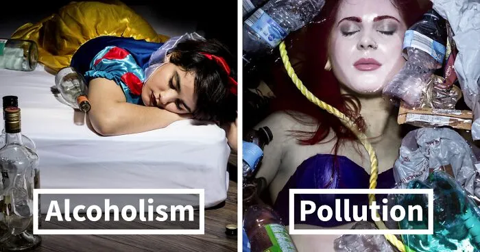 Disney Princesses Face Real-Life Problems Like Drugs And Rape In Powerful Photo Series By Shannon Dermody