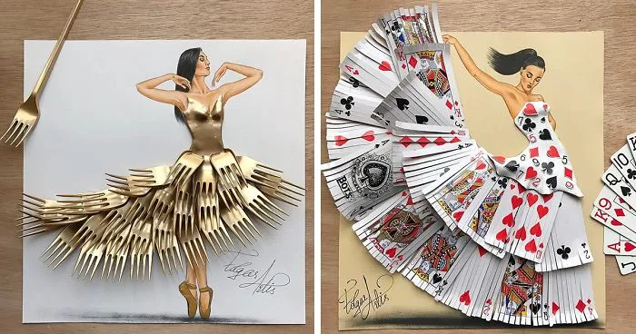 Artist Makes Dresses From Everyday Objects