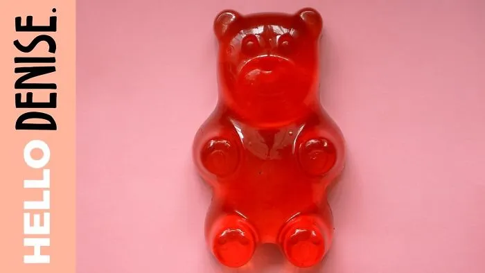 Giant Rose Wine Gummy Bear