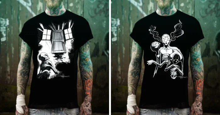 I Made My Inktober Illness Series Into Shirts To Help Raise Money For Mental Health Month