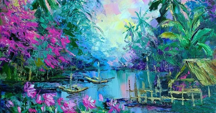Juicy Jungleland: Energetic Oil Paintings By Natalia Shiryaeva