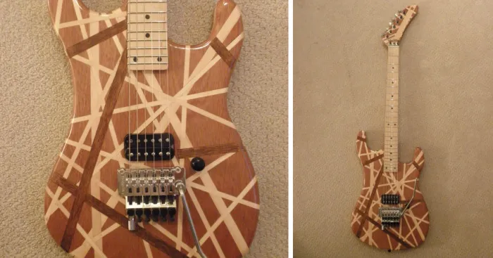 I Will Never Be Able To Own Eddie Van Halen's Iconic "5150" So I Made My Own. Unlike Other Reproductions, It's Nothing But Laminated Hardwood And No Paint!