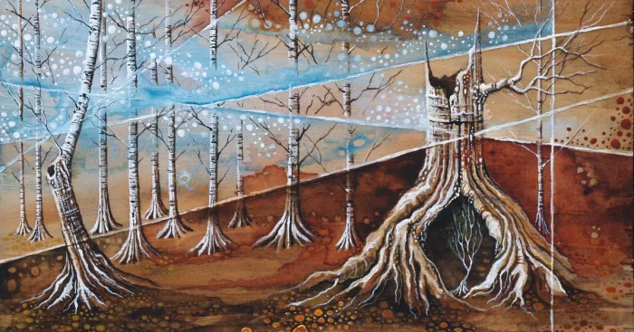 I Create Watercolor Paintings On Wood To Show My Love For Nature