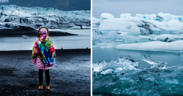 Humans And The Glaciers. The Icelandic Melancholy
