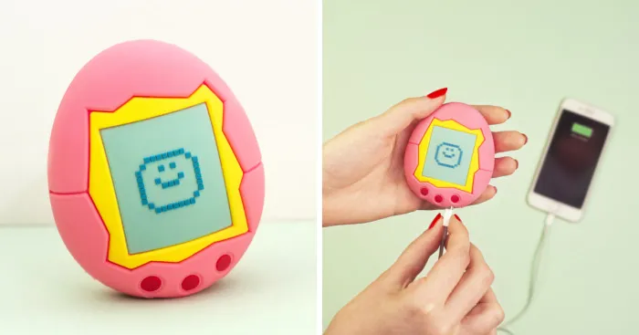 Charge Your Phone Using Pure 90s Power With This Retro Tamagotchi Portable Charger