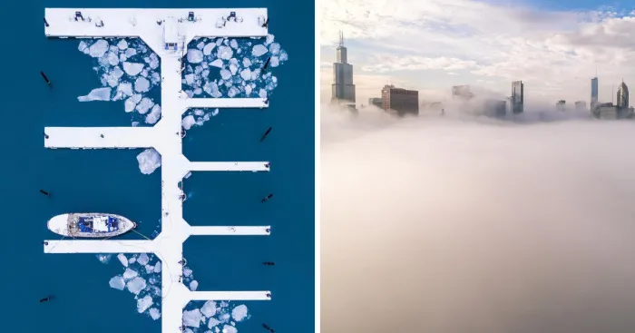 Romanian Photographer Captures Chicago From Above Like You've Never Seen Before