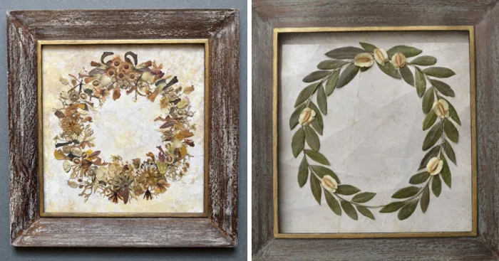 I Use Dried Pressed Plants And Paint To Create Original Artworks