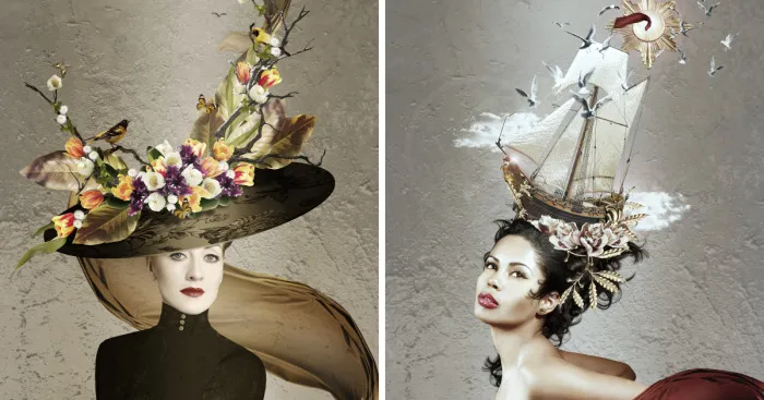 Spring Has Sprung And So Has These Fabulous Fantasy Hat Designs, Created And Chosen From 100's Of Flower Images Taken This Spring