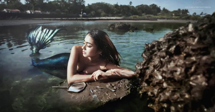I Photographed Disney's Little Mermaid To Address An Issue Of How Girl Children A Being Raised