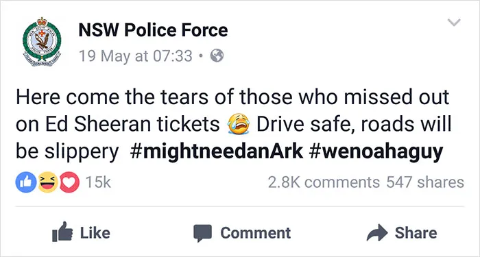 NSW Police Is Winning The Internet With Their Awesome Humor