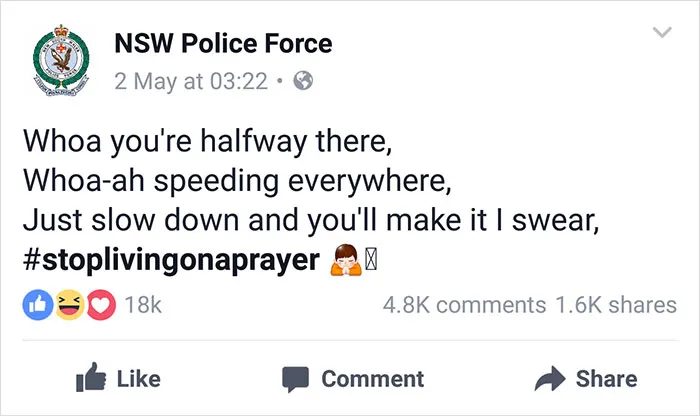 NSW Police Is Winning The Internet With Their Awesome Humor