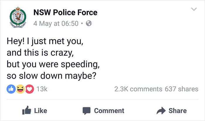 NSW Police Is Winning The Internet With Their Awesome Humor