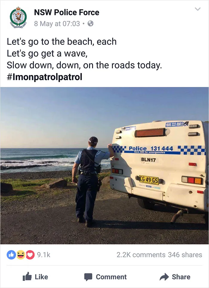 NSW Police Is Winning The Internet With Their Awesome Humor