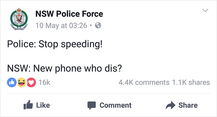 NSW Police Is Winning The Internet With Their Awesome Humor
