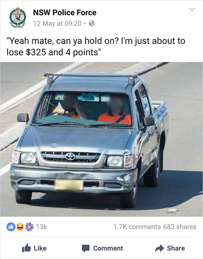 NSW Police Is Winning The Internet With Their Awesome Humor
