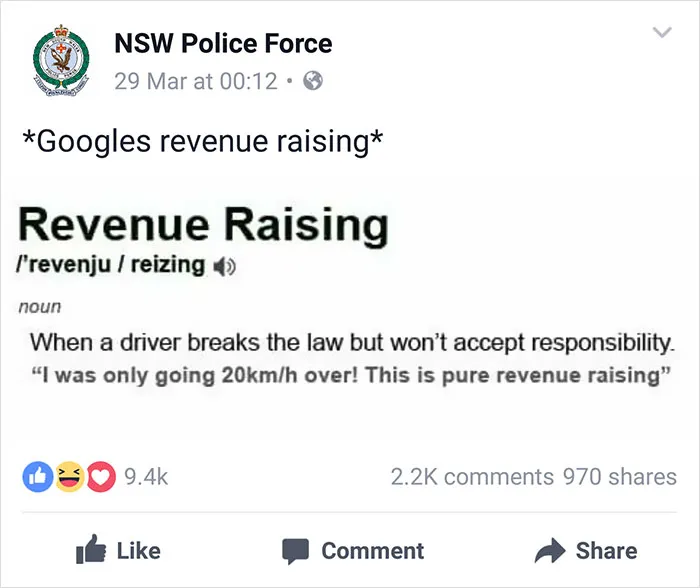 NSW Police Is Winning The Internet With Their Awesome Humor