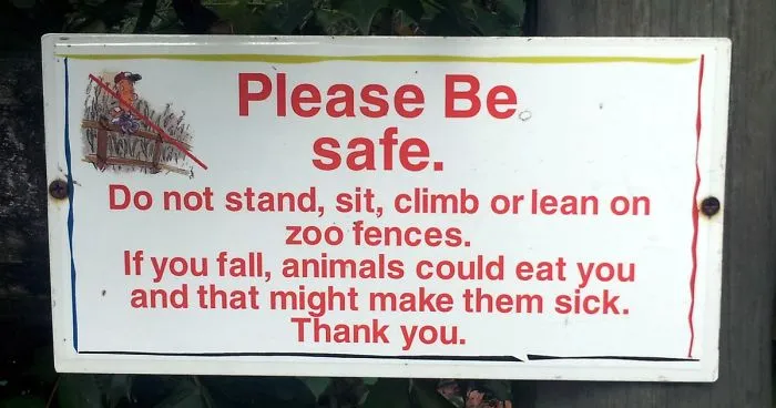 43 Funny Zoo Signs Which Probably Have Some Incredible Stories Behind Them