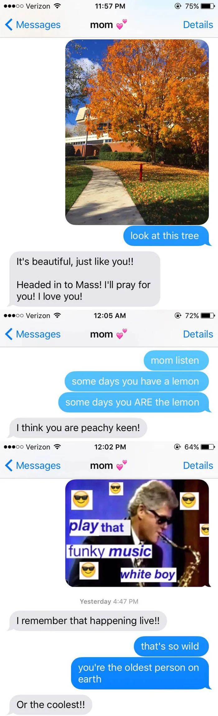 Every Single Day I Send My Mom A Very Strange Text And Every Day She Responds With Something Absurdly Optimistic And Kind