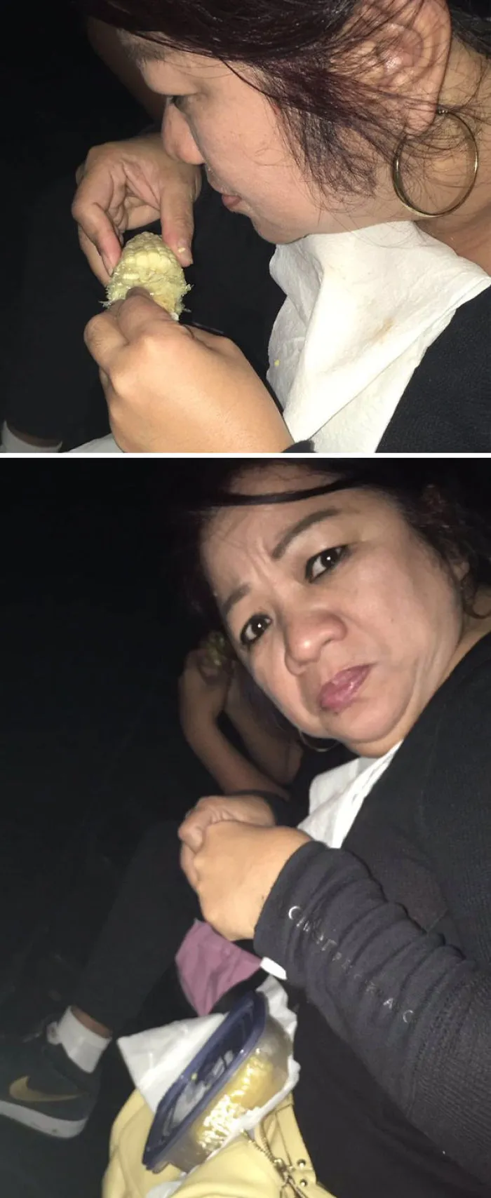 Hay gente que mete chucherías en el cine a escondidas. Mi madre mete tupers con mazorcas de maiz