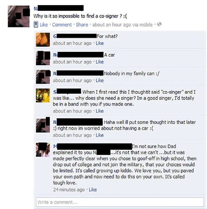 Bitch From My High School Gets Told Off By Her Parents On Facebook