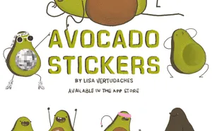 I Made The Most Hilarious Avocado Themed Sticker Pack For Imessage