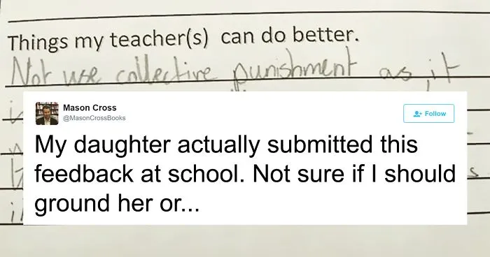 11-Year-Old Girl's Response To Teacher’s Punishment Is Going Viral
