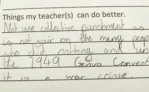 11-Year-Old Girl's Response To Teacher’s Punishment Is Going Viral