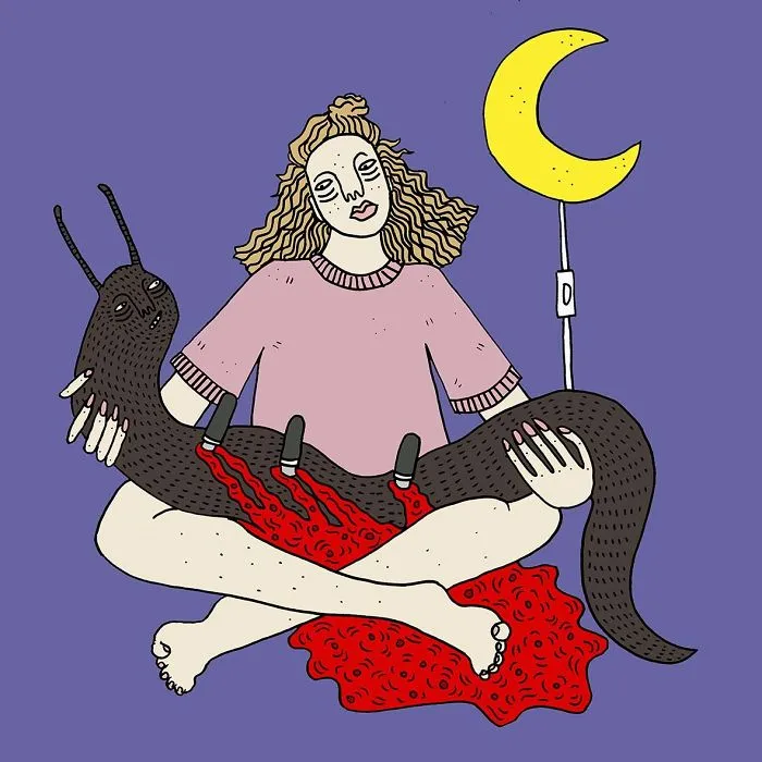 10+ Ilustraciones honestas de mujeres modernas y sus demonios, por Polly Nor (NSFW)