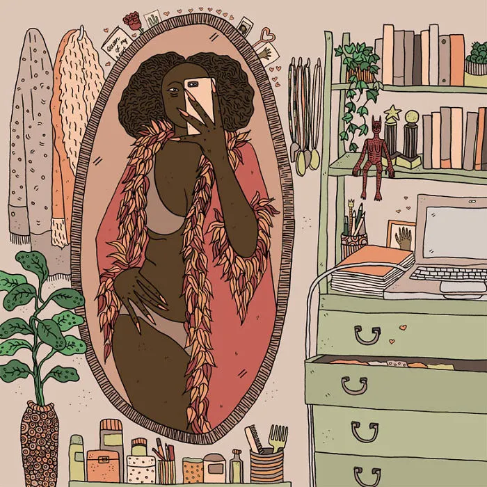 40 Honest Illustrations Of Modern Women And Their Demons By Polly Nor (NSFW)