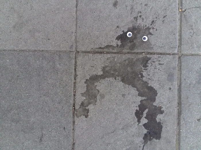 En Bulgaria están poniendo ojos saltones en el mobiliario urbano roto, y queda mejor que arreglarlo