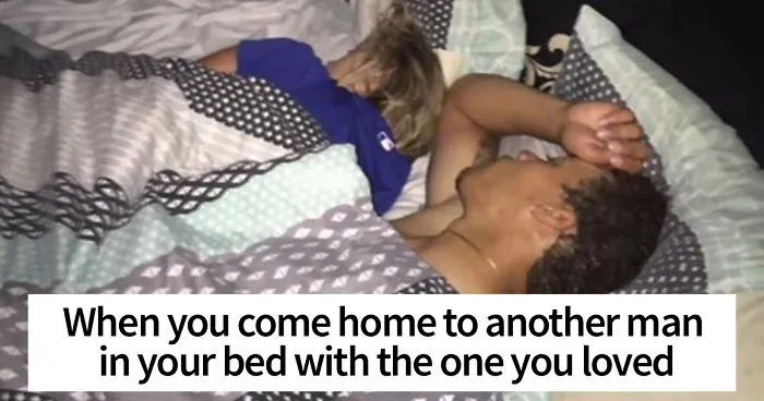 Guy Catches His GF Cheating In Bed With Another Man, Becomes A Hero For His Unexpected Reaction