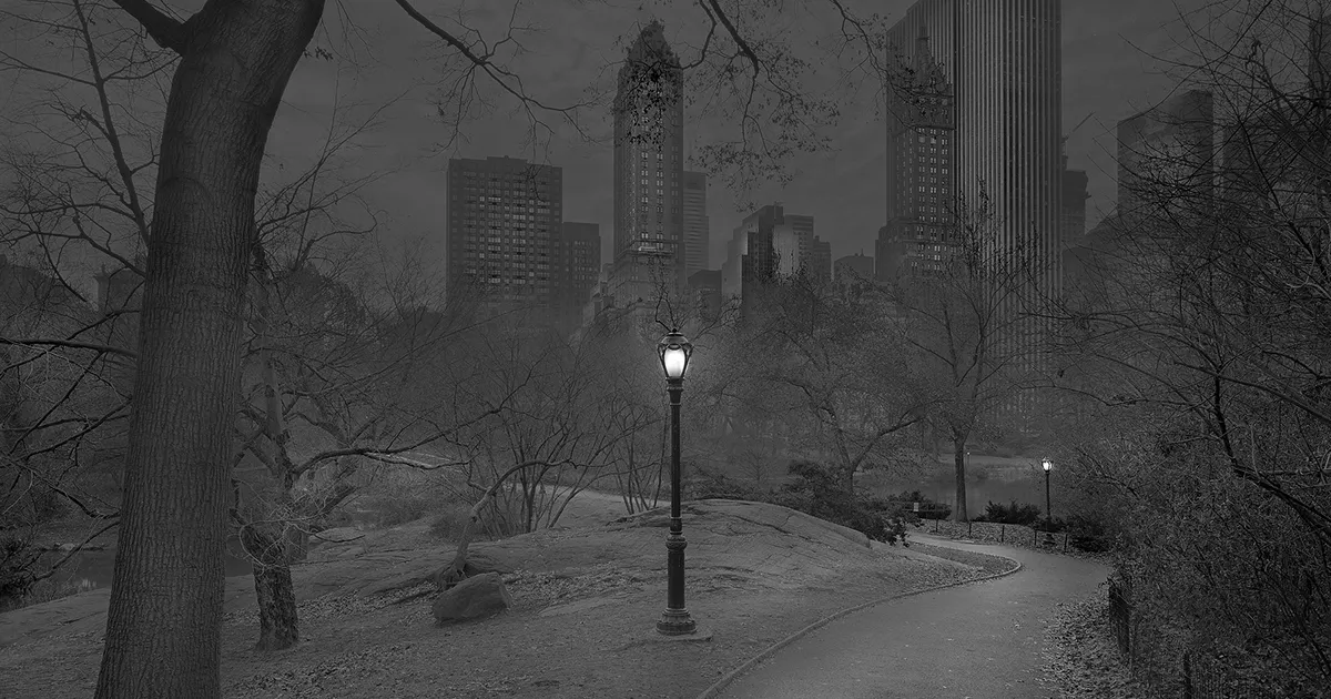 Este fotógrafo con insomnio capta evocadoras imágenes de Central Park cuando no hay gente