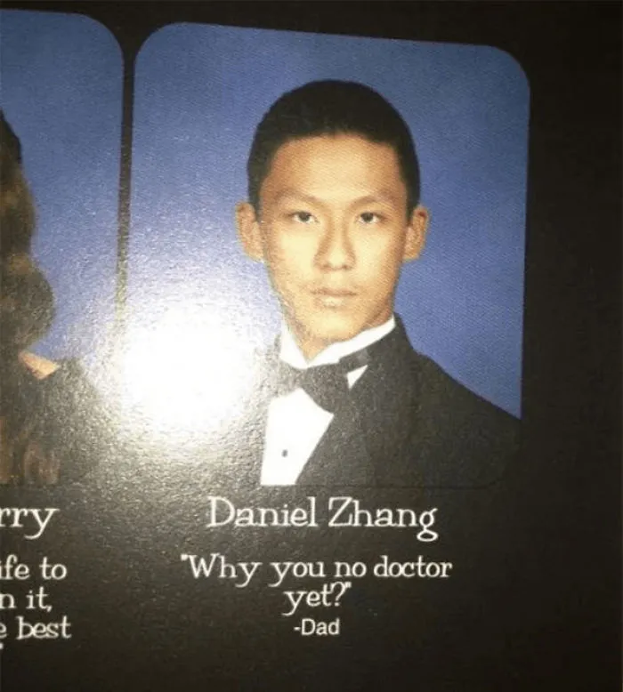 "Why You No Doctor Yet?" - Dad