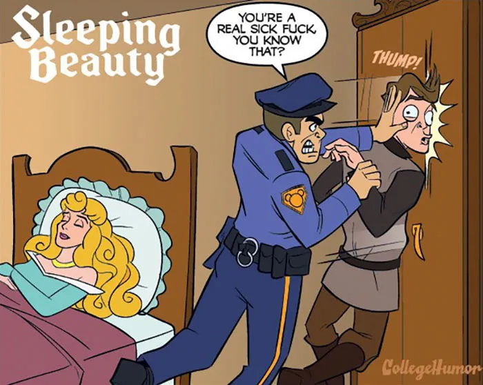 How Disney Movies Would Look With Cops In Them