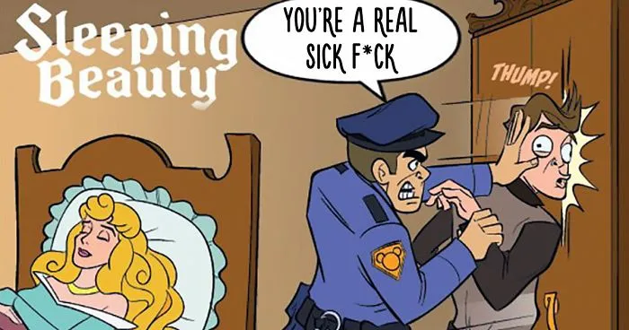 How Disney Movies Would Look With Cops In Them