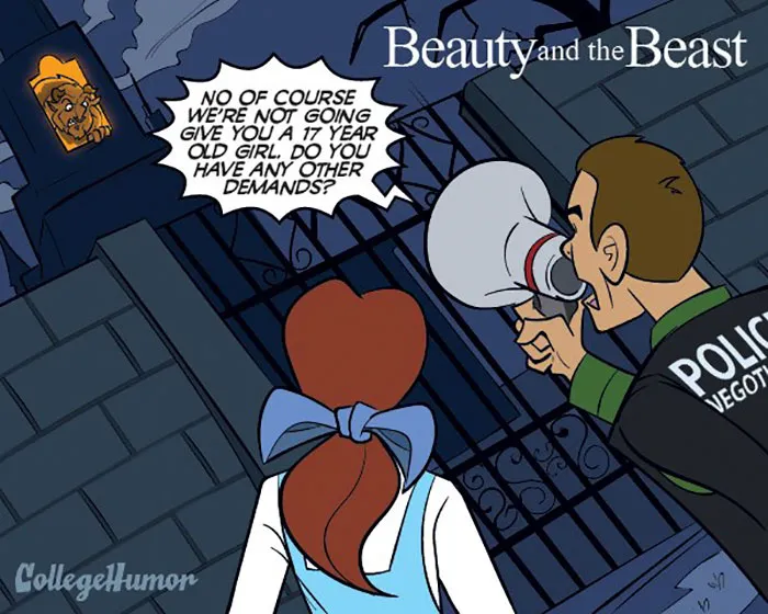 How Disney Movies Would Look With Cops In Them