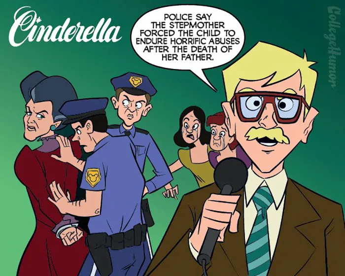 How Disney Movies Would Look With Cops In Them