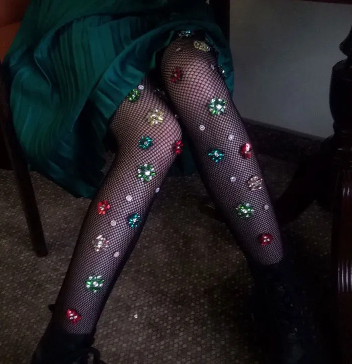 Embellished Fishnet Tights Are Here And It Will Make You Feel Like A Mermaid Caught In A Net
