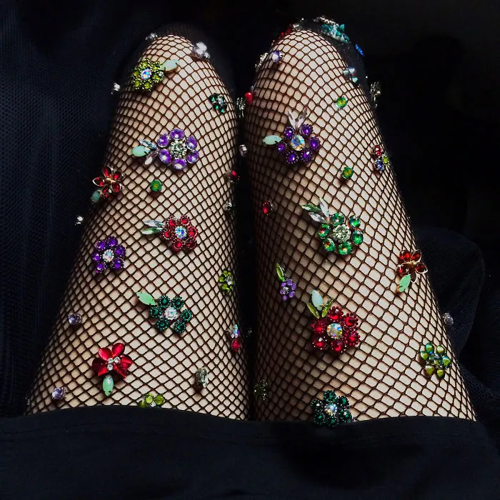 Embellished Fishnet Tights Are Here And It Will Make You Feel Like A Mermaid Caught In A Net