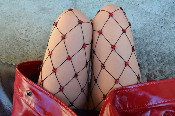 Embellished Fishnet Tights Are Here And It Will Make You Feel Like A Mermaid Caught In A Net