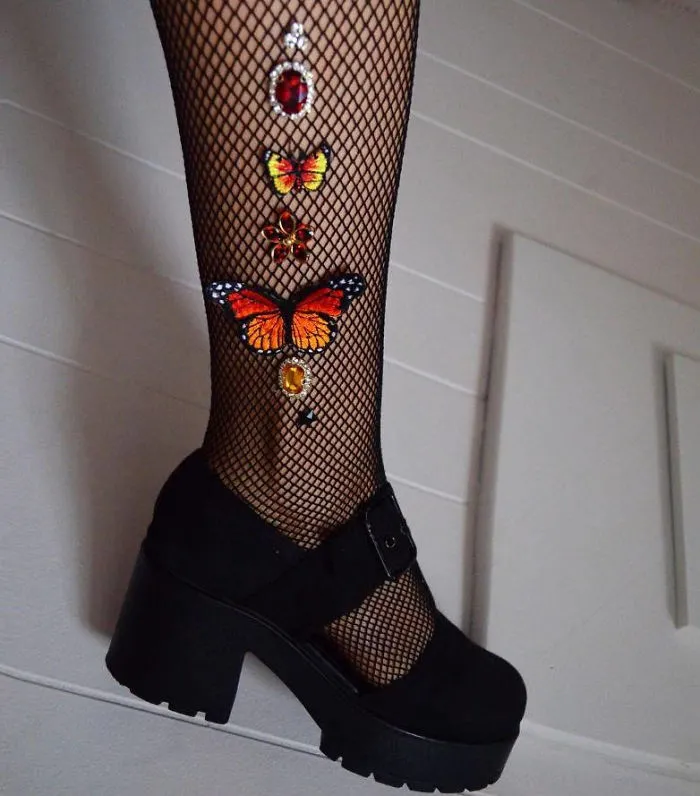 Embellished Fishnet Tights Are Here And It Will Make You Feel Like A Mermaid Caught In A Net