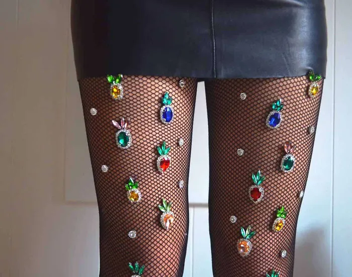 Embellished Fishnet Tights Are Here And It Will Make You Feel Like A Mermaid Caught In A Net