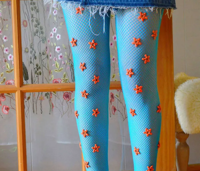 Embellished Fishnet Tights Are Here And It Will Make You Feel Like A Mermaid Caught In A Net