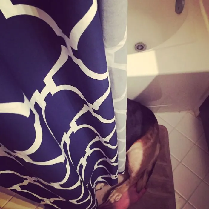 "hiding" From The Fireworks