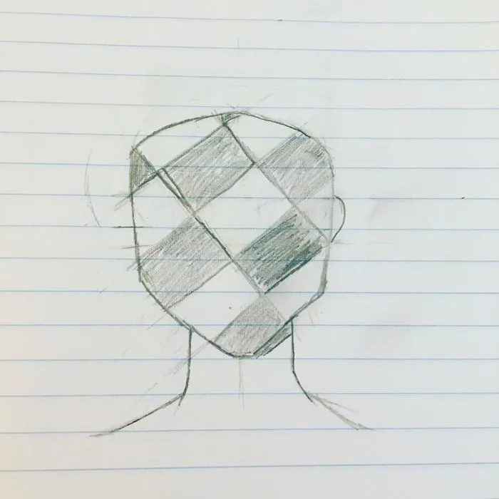 Checkered Face