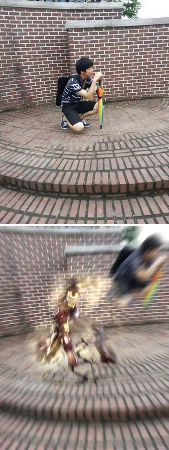 Quisiera una foto con Iron Man