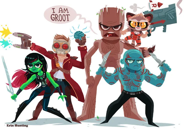 Cute And Adorable Artworks By Erin Hunting