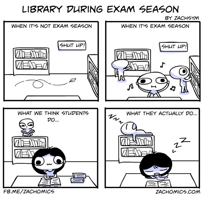 9 Funny Comics About The Challenges Of Exam Season