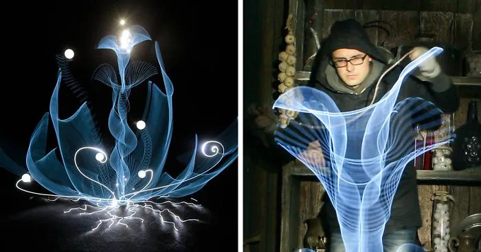 Long Exposure Light Art